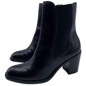 Matisse Womens Shoes Mesmerize Heeled Boots Sz 8 Black Leather Sleek Casual Chic